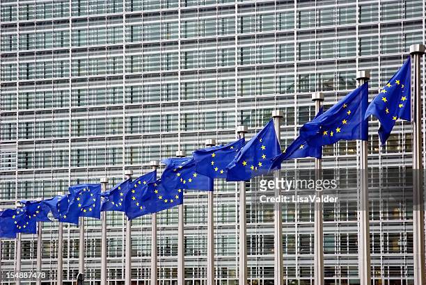 europäische union - european commission stock-fotos und bilder