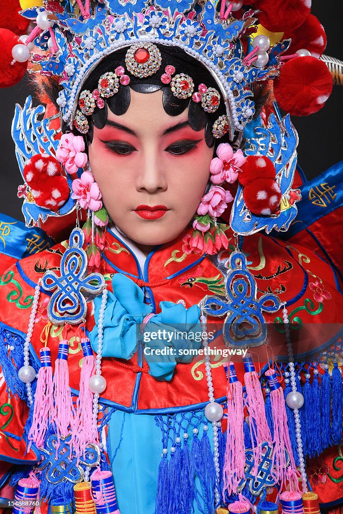 One traditional chinese opera actor