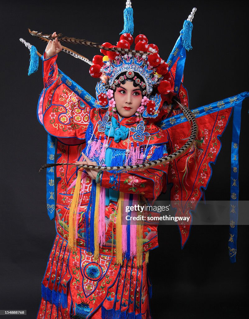 One traditional chinese opera actor