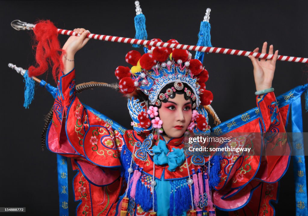 One traditional chinese opera actor