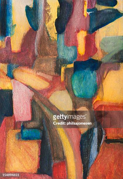 abstract painting - modern art stock illustrations