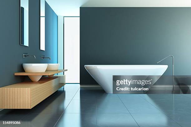 bathroom contemporary - bathroom no people stock pictures, royalty-free photos & images