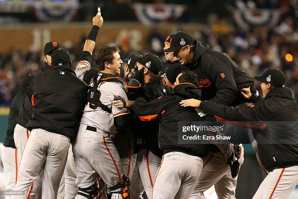 World Series - San Francisco Giants v Detroit Tigers - Game 4