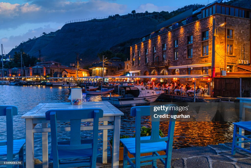 The historical town of Assos on the Aegean Sea coast of Turkey.