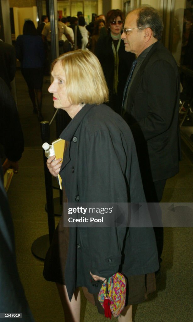 Actress Winona Ryder's parents, Cindy and Michael Horowitz are seen