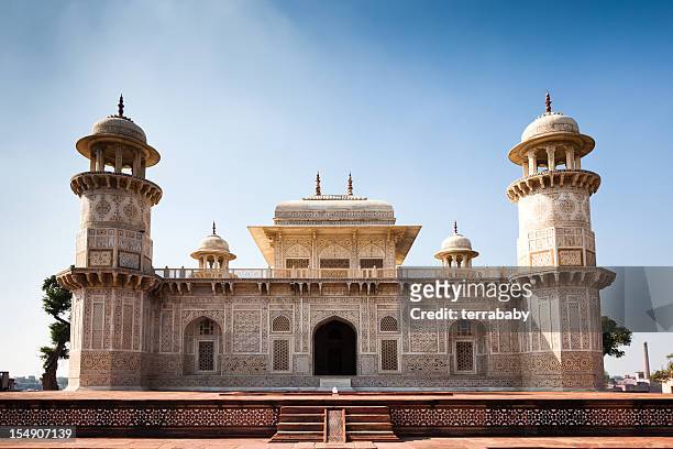 itmad ud daulah tomb agra landmark india - agra 個照片及圖片檔