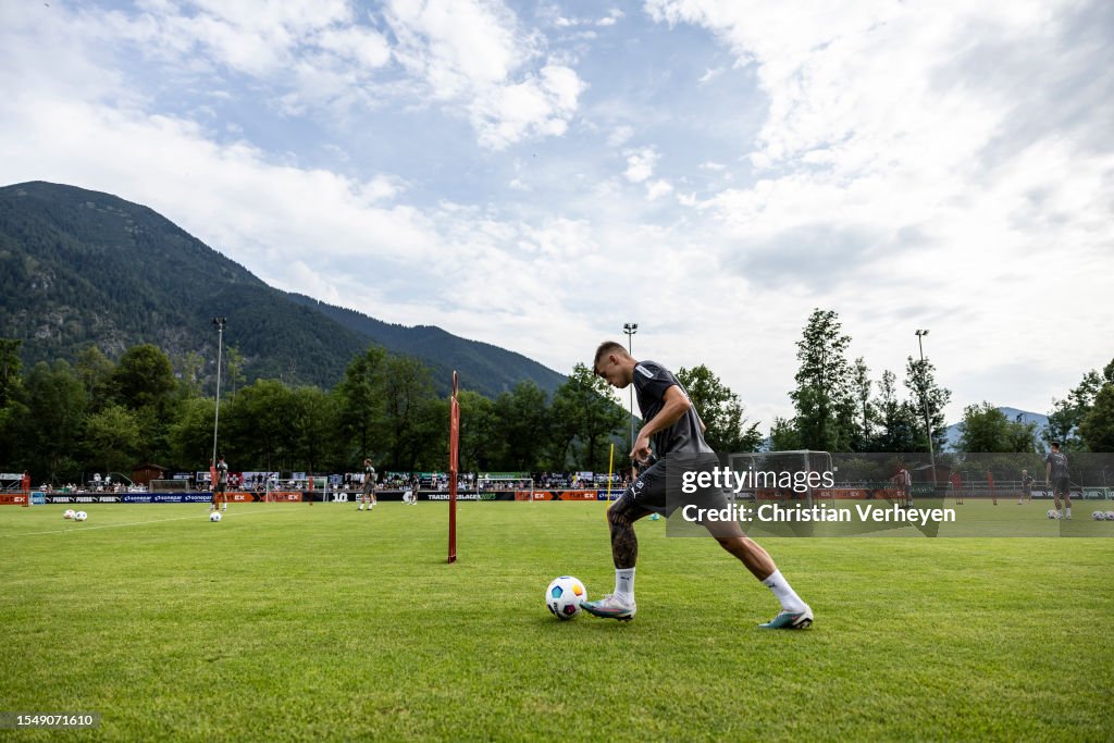 Luca Netz in action during a Training session at the Training Camp