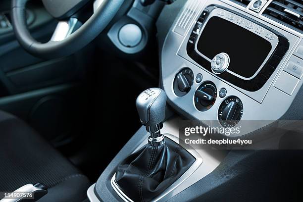 car navigation display - auto innenraum stock pictures, royalty-free photos & images