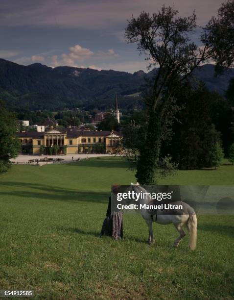 July 1998, the palace of Francois-Joseph first and Elisabeth of Austria : the Kaiservilla , summer residence of the Emperor and Empress, has Bad...