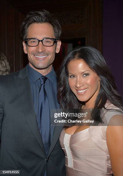 Actor Lawrence Zarian and Jennifer Dorogi attend The 6th Annual Hamilton Behind The Camera Awards presented by Hamilton Watches and Los Angeles...