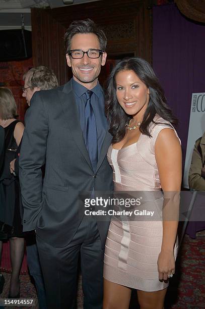 Actor Lawrence Zarian and Jennifer Dorogi attend The 6th Annual Hamilton Behind The Camera Awards presented by Hamilton Watches and Los Angeles...