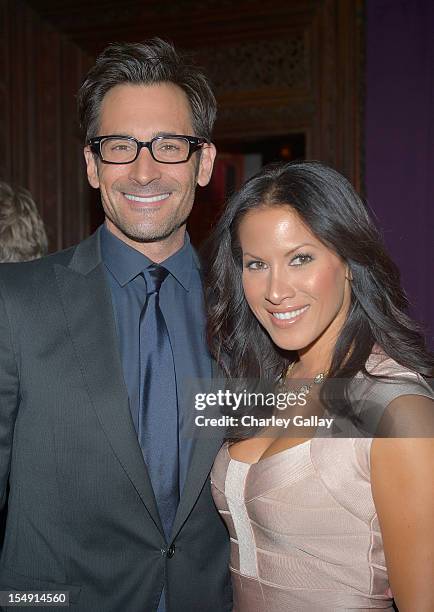 Actor Lawrence Zarian and Jennifer Dorogi attend The 6th Annual Hamilton Behind The Camera Awards presented by Hamilton Watches and Los Angeles...