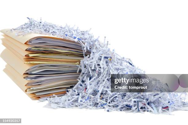 shredding documents - paper shredder on white stock pictures, royalty-free photos & images