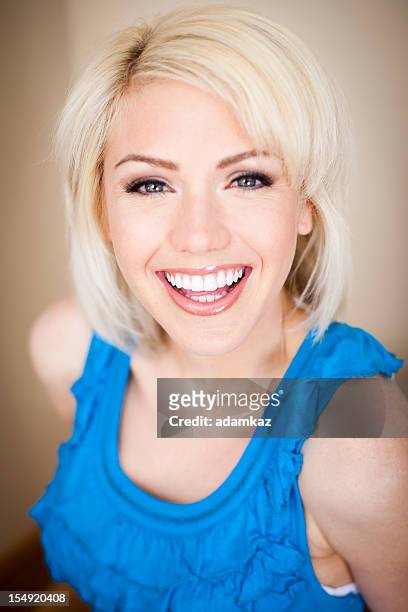 beautiful young woman - actors with blonde hair and blue eyes stock pictures, royalty-free photos & images