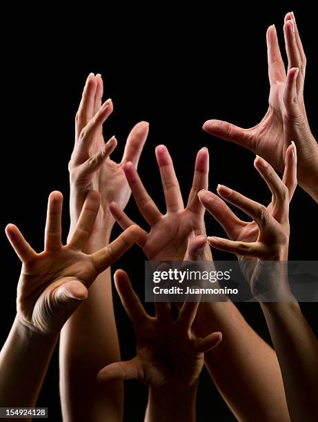Multiple Hand Reaching Many Hands Reaching Photos and Premium High Res Pictures - Getty Images