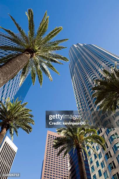 centro di los angeles, ca - los angeles foto e immagini stock