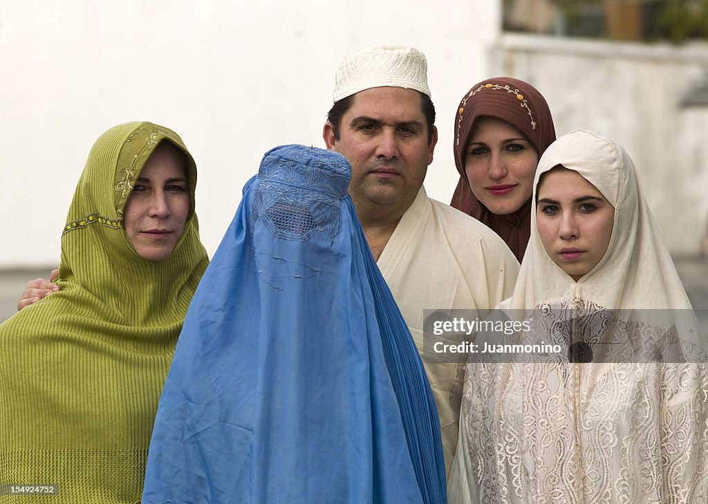 Middle eastern family