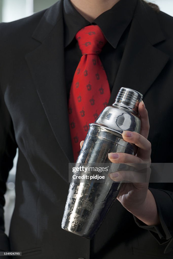 Bartender shaking cocktail XXXL image