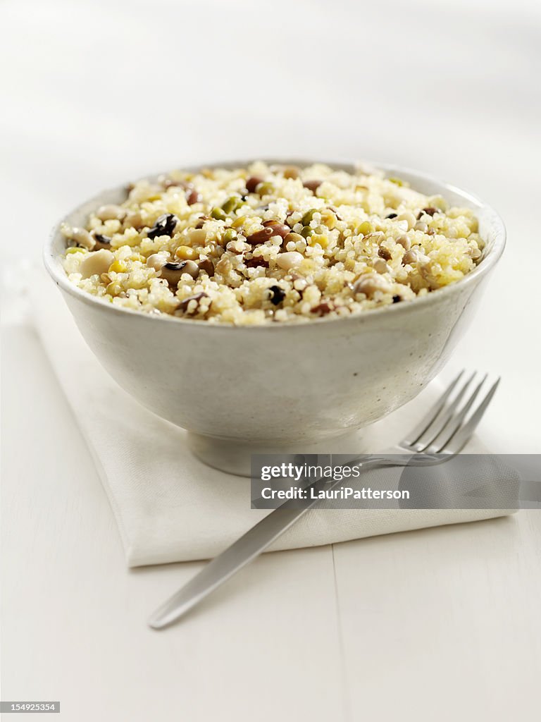 Quinoa et Salade de haricots