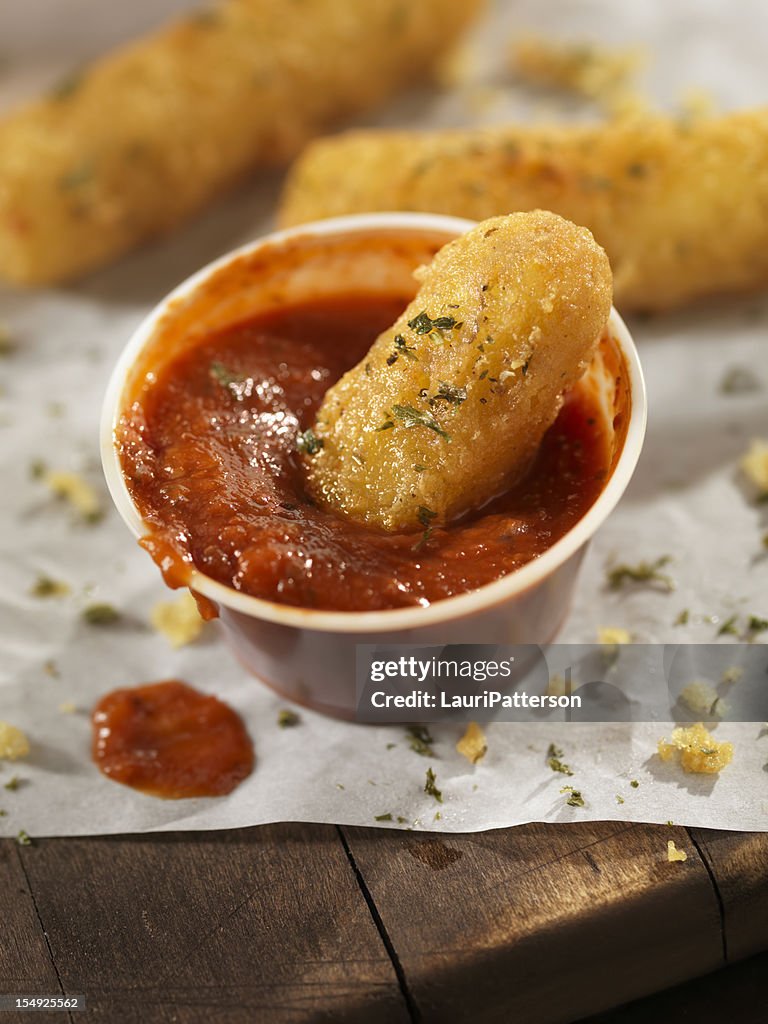 Crispy Mozzarella Sticks