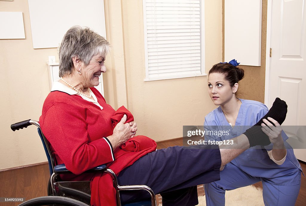 Thérapie physique pour les retraités
