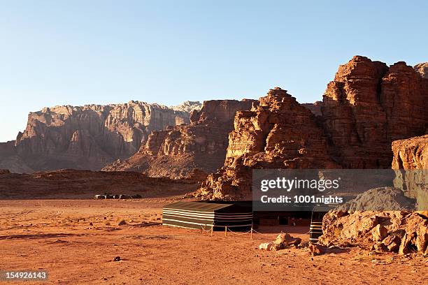 bedouin-style camps - bedouin tent stock pictures, royalty-free photos & images