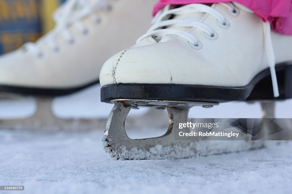 Figure Skates on Ice