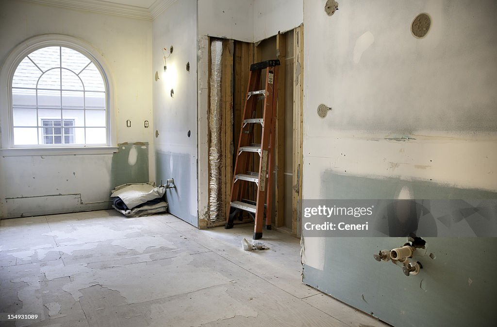 Master Bathroom Remodeling and Renovation in Progress