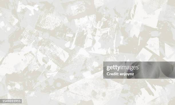 illustrazioni stock, clip art, cartoni animati e icone di tendenza di vettore di sfondo del poster urbano strutturato grunge grigio e bianco - motivo ripetuto