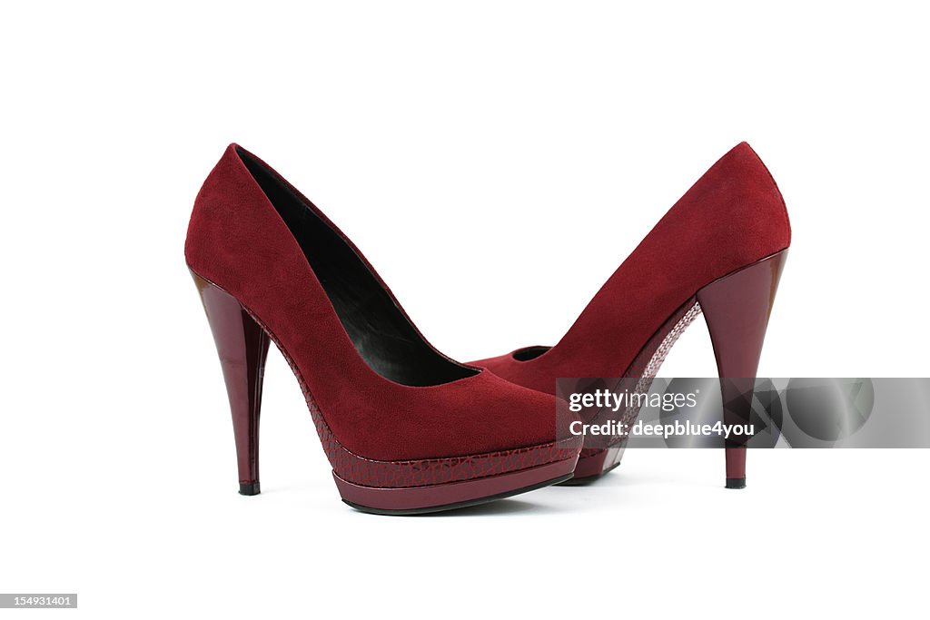 Red High Heels Shoes