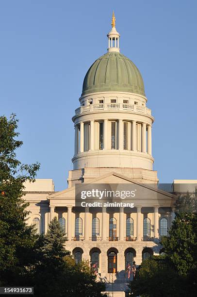 maine state house - augusta maine stock pictures, royalty-free photos & images