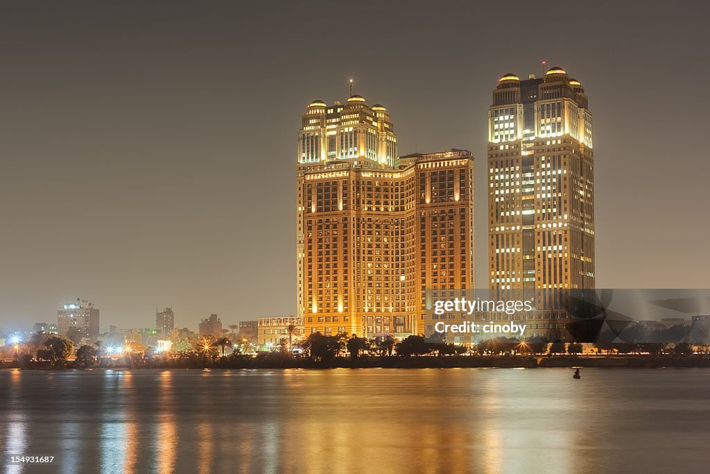 Cairo Skyline - Fairmont Nile City Towers
