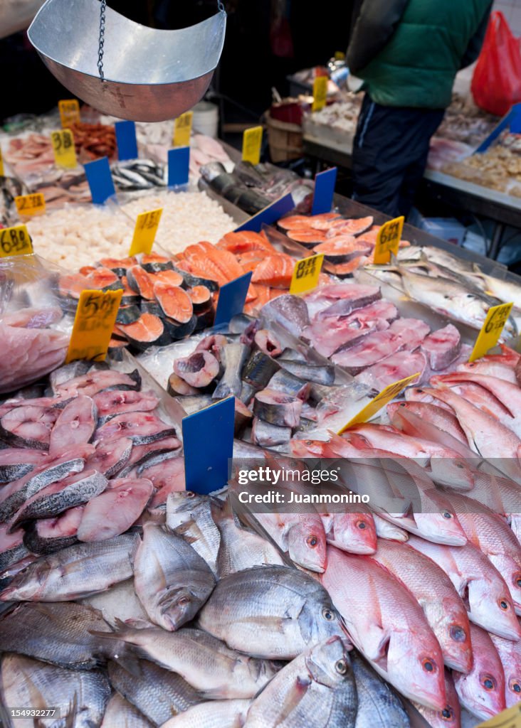 Assorted fresh fish