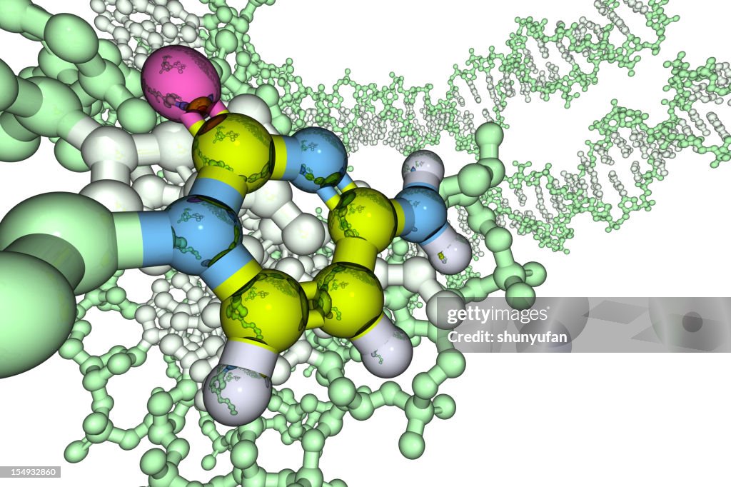 Molecular Modell Cytosine