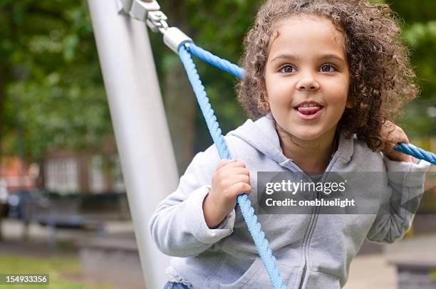 portrait of smiling 4 years old little girl, outdoor - 4 5 years stock pictures, royalty-free photos & images