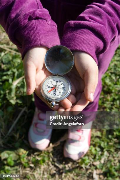 Children Using Compass Children Compass Photos and Premium High Res Pictures - Getty Images
