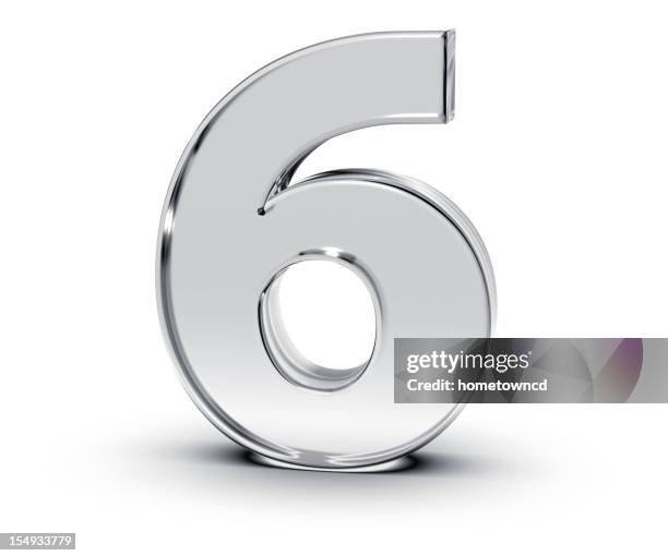 number 6 - 6 stockfoto's en -beelden