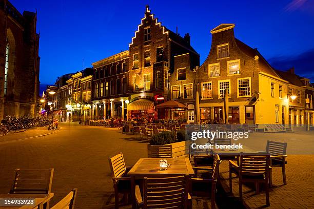 haarlem netherlands bars and restaurants - haarlem stock pictures, royalty-free photos & images