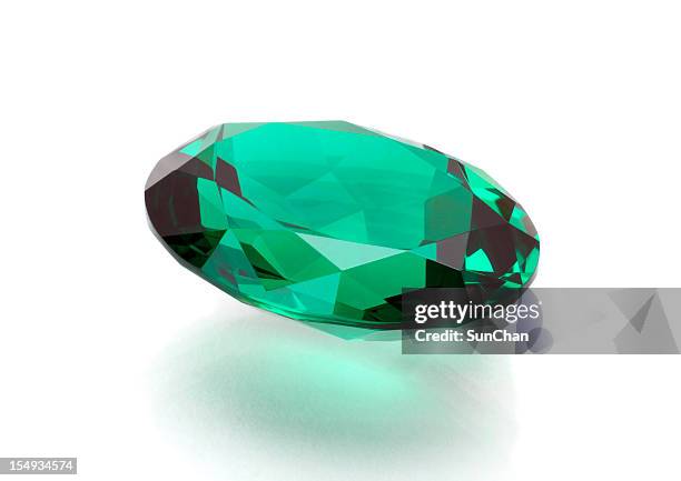 emerald stone - emerald gemstone stock pictures, royalty-free photos & images