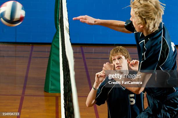 volleyball - zaalvolleybal stockfoto's en -beelden