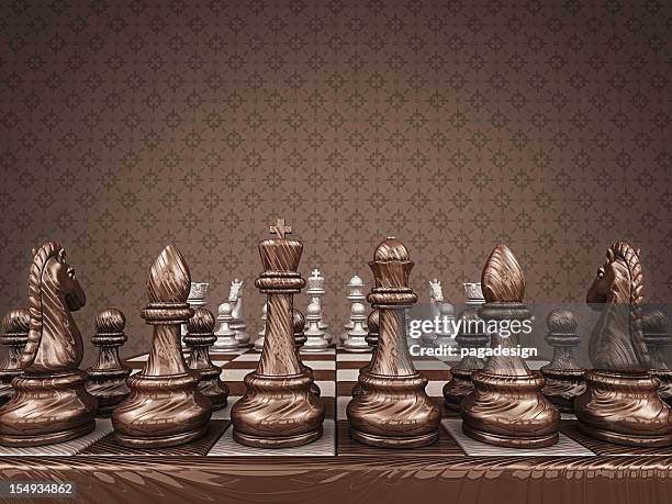 chess board - 3d chess stock pictures, royalty-free photos & images