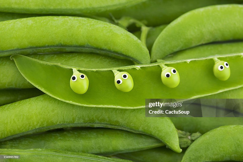 Peas portrait