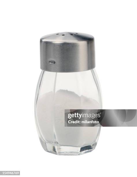 salt shaker - salt shaker stockfoto's en -beelden