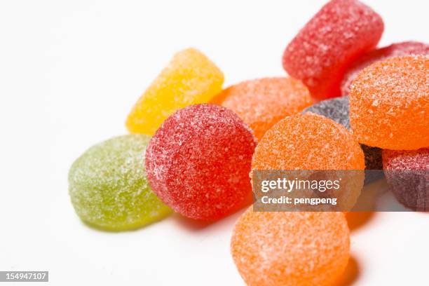 candy chews - gummy snoep stockfoto's en -beelden