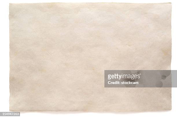 white blank sheet watercolour paper - handmade paper stock pictures, royalty-free photos & images