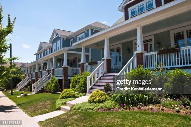 bungalow porches - raleigh stock pictures, royalty-free photos & images