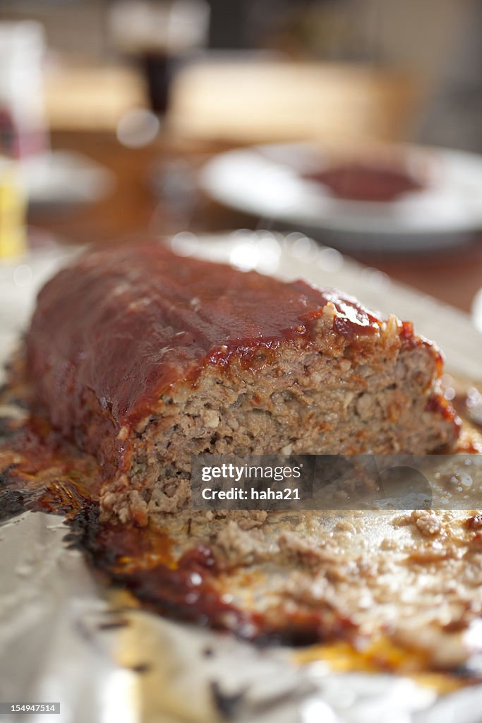Meatloaf at the Dinne Table