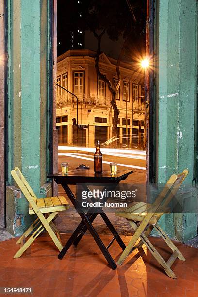 old bar in lapa district - rio de janeiro street stock pictures, royalty-free photos & images