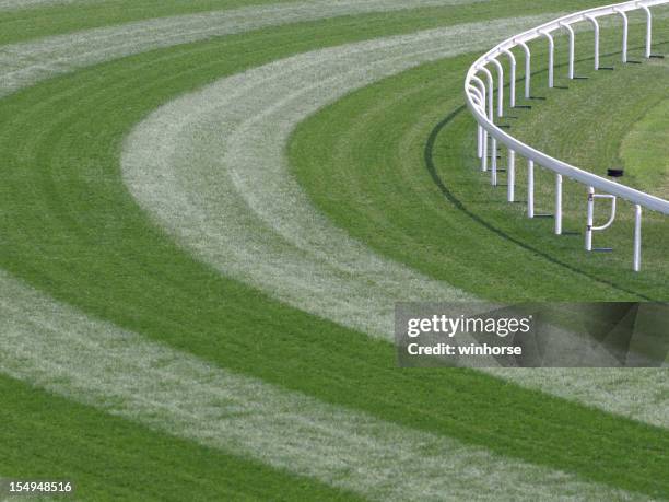 horse racing track - horse racecourse 個照片及圖片檔