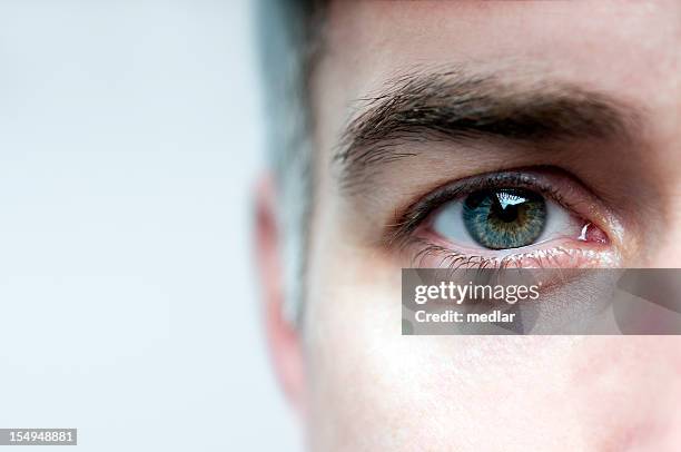 look me in the eye - oog stockfoto's en -beelden